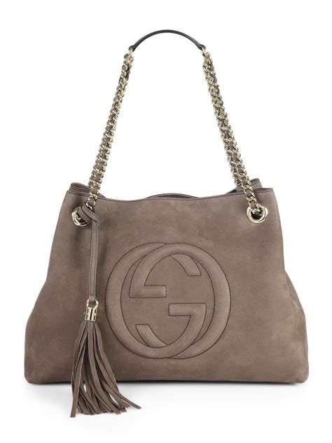 gucci suede bag replica|authentic Gucci shoulder bag.